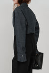 snow denim blouson