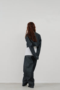 snow denim pants