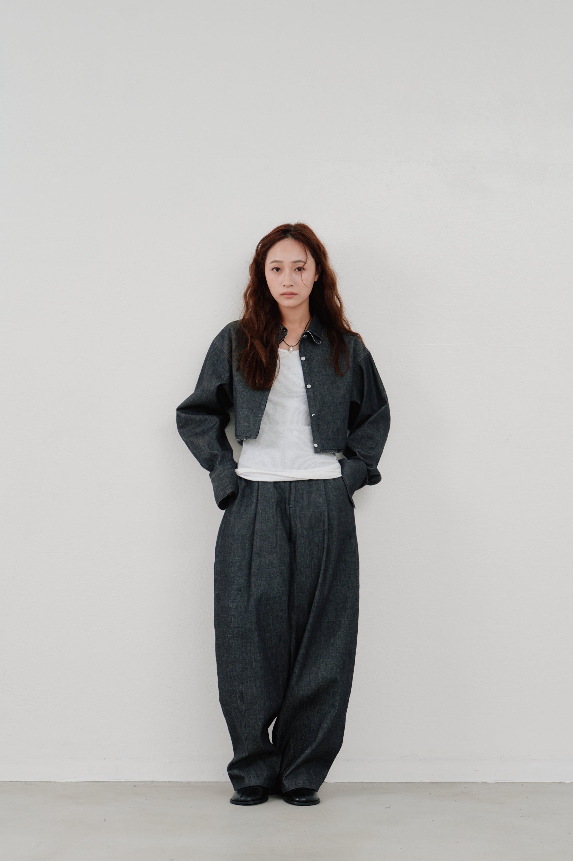 snow denim pants