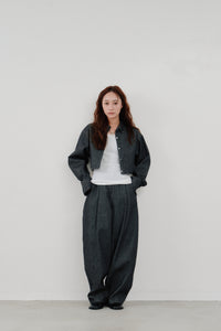snow denim pants