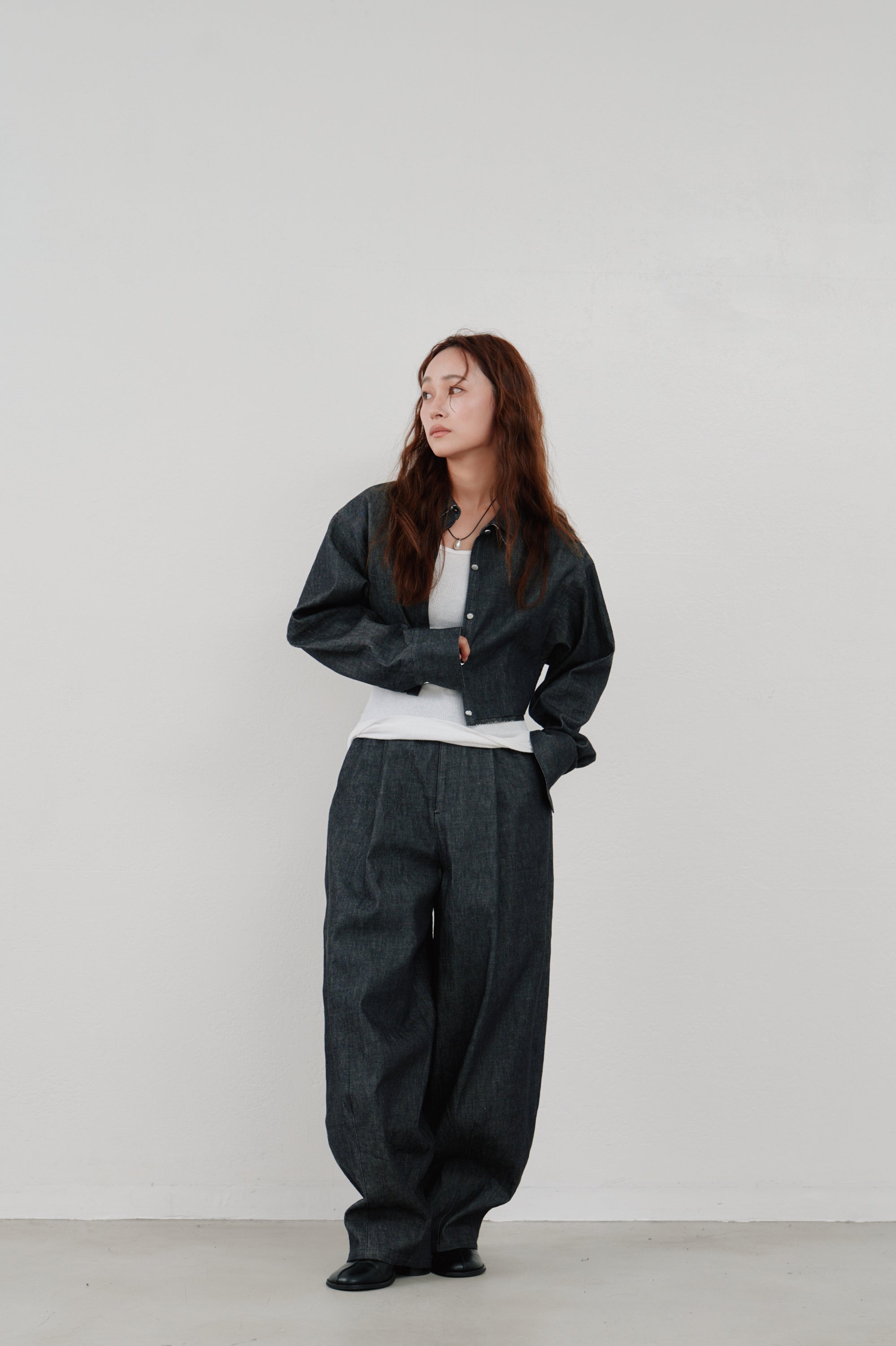 snow denim pants