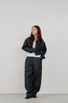 snow denim pants
