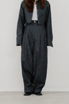 snow denim pants