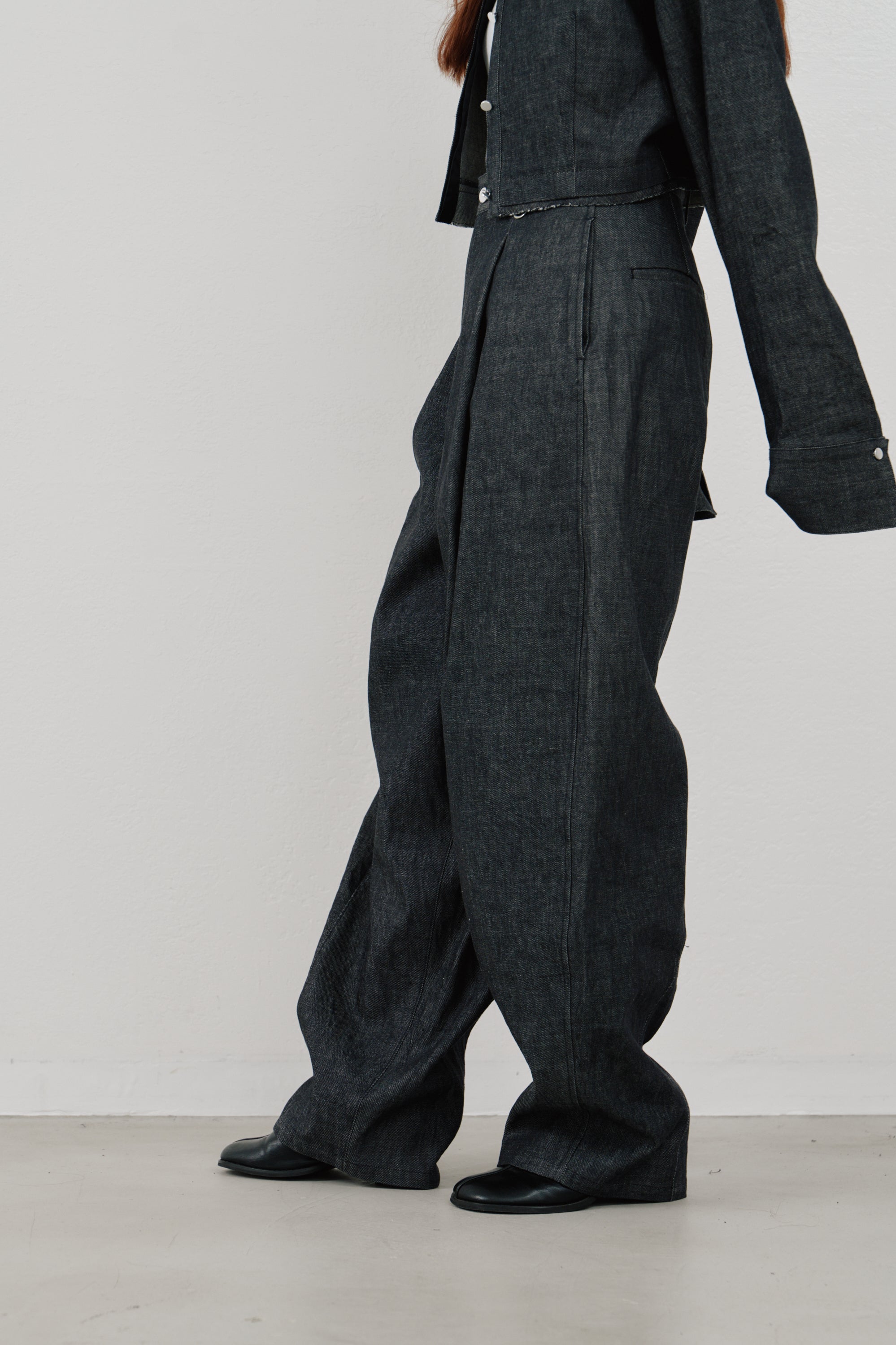 snow denim pants