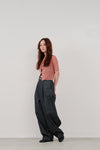 cropped sheer knit cardigan