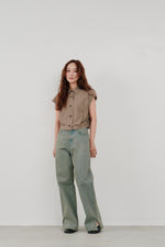 画像をギャラリービューアに読み込む, cut off cropped shirt

