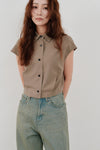 cut off cropped shirt