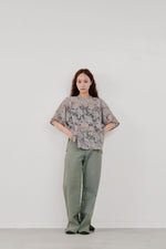 画像をギャラリービューアに読み込む, side hem slit denim

