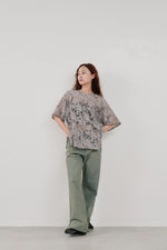 画像をギャラリービューアに読み込む, rascel lace half sleeve top
