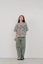 画像をギャラリービューアに読み込む, rascel lace half sleeve top
