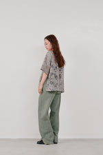画像をギャラリービューアに読み込む, rascel lace half sleeve top
