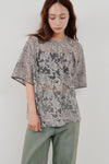 rascel lace half sleeve top