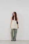 cotton crepe layer top