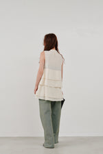 画像をギャラリービューアに読み込む, cotton crepe layer top
