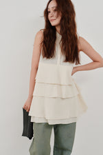 画像をギャラリービューアに読み込む, cotton crepe layer top
