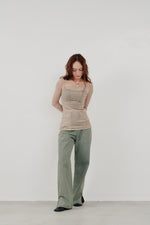 画像をギャラリービューアに読み込む, flocky tulle top
