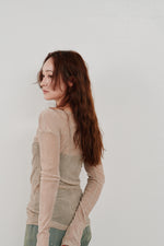 画像をギャラリービューアに読み込む, flocky tulle top
