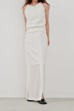 画像をギャラリービューアに読み込む, sheer pencil skirt
