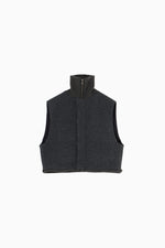 画像をギャラリービューアに読み込む, WOOL HIGHNECK VEST
