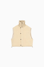 画像をギャラリービューアに読み込む, WOOL HIGHNECK VEST
