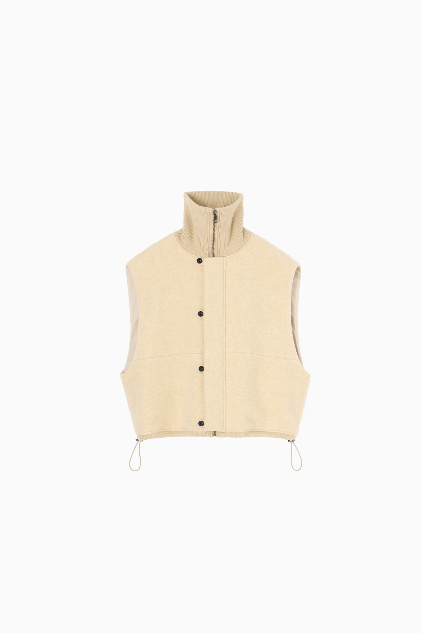 WOOL HIGHNECK VEST