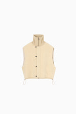 画像をギャラリービューアに読み込む, WOOL HIGHNECK VEST
