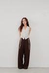 pintuck wide pants