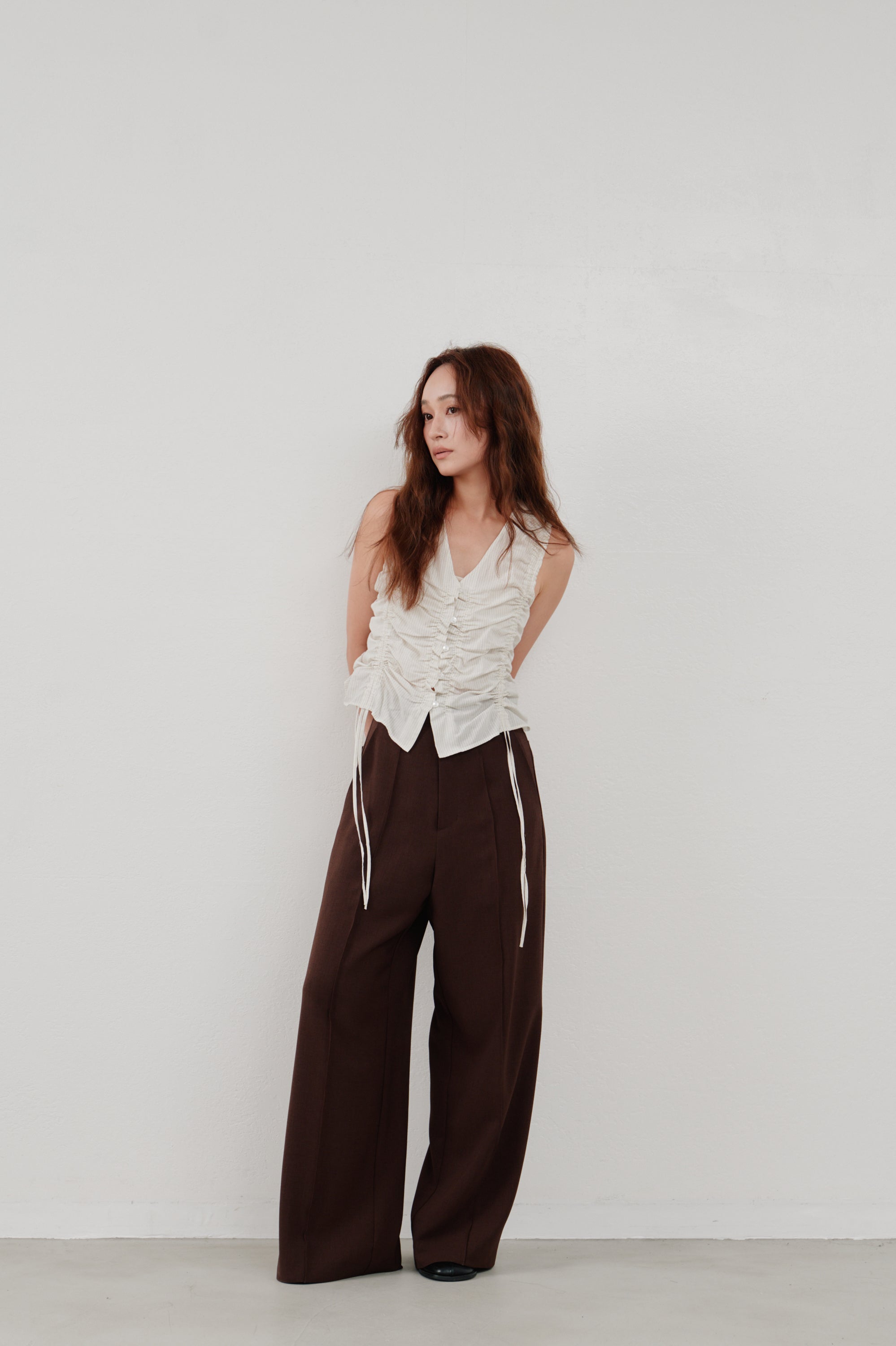 gather stripe top