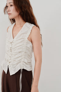 gather stripe top