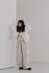drawstring gloss pants