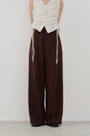 pintuck wide pants