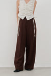 pintuck wide pants