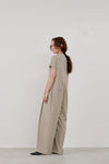wide tuck jumpsuit