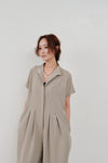 wide tuck jumpsuit