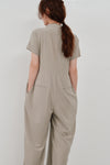 wide tuck jumpsuit