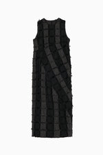 画像をギャラリービューアに読み込む, cut jacquard patchwork dress
