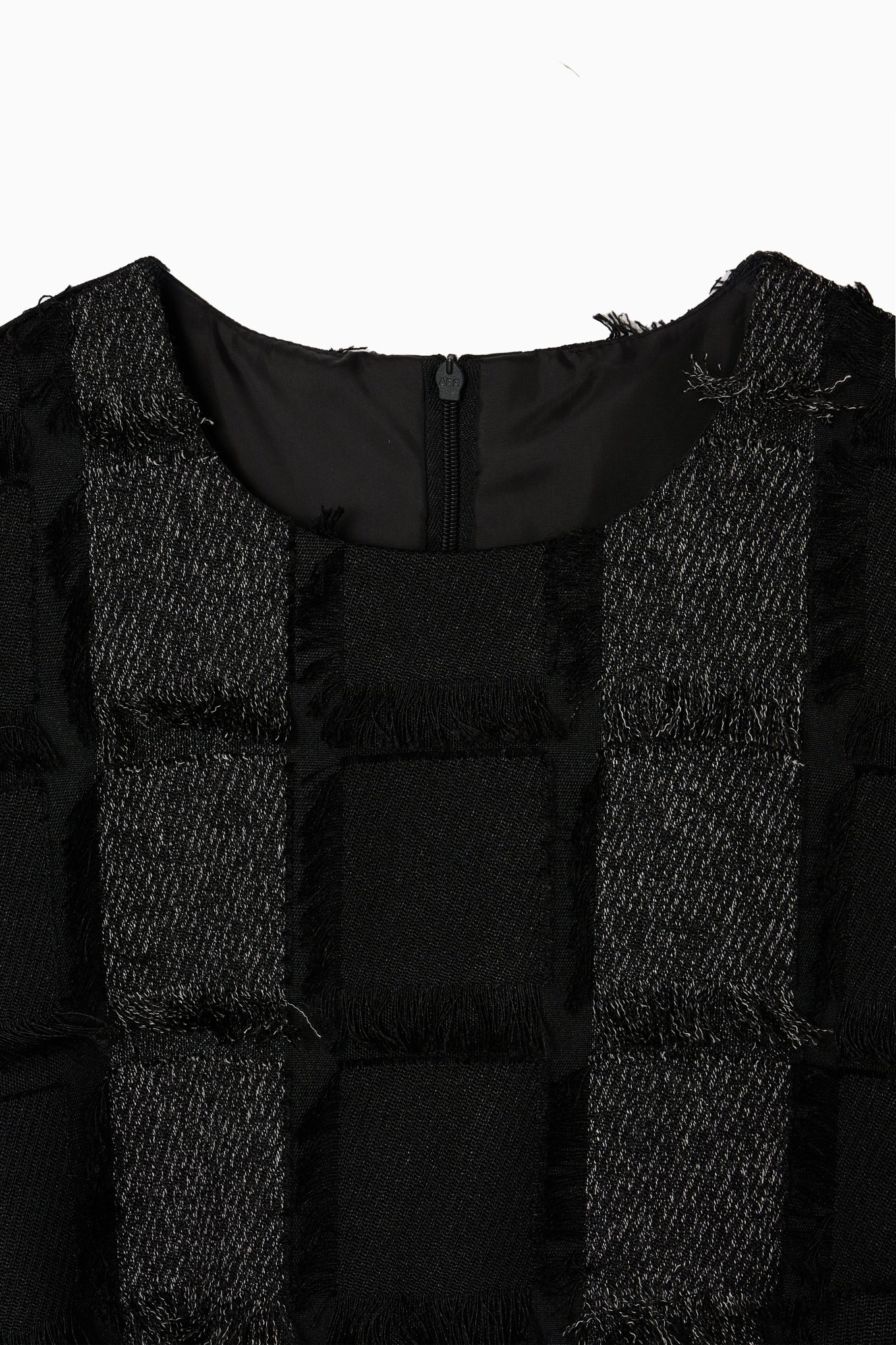 cut jacquard patchwork dress
