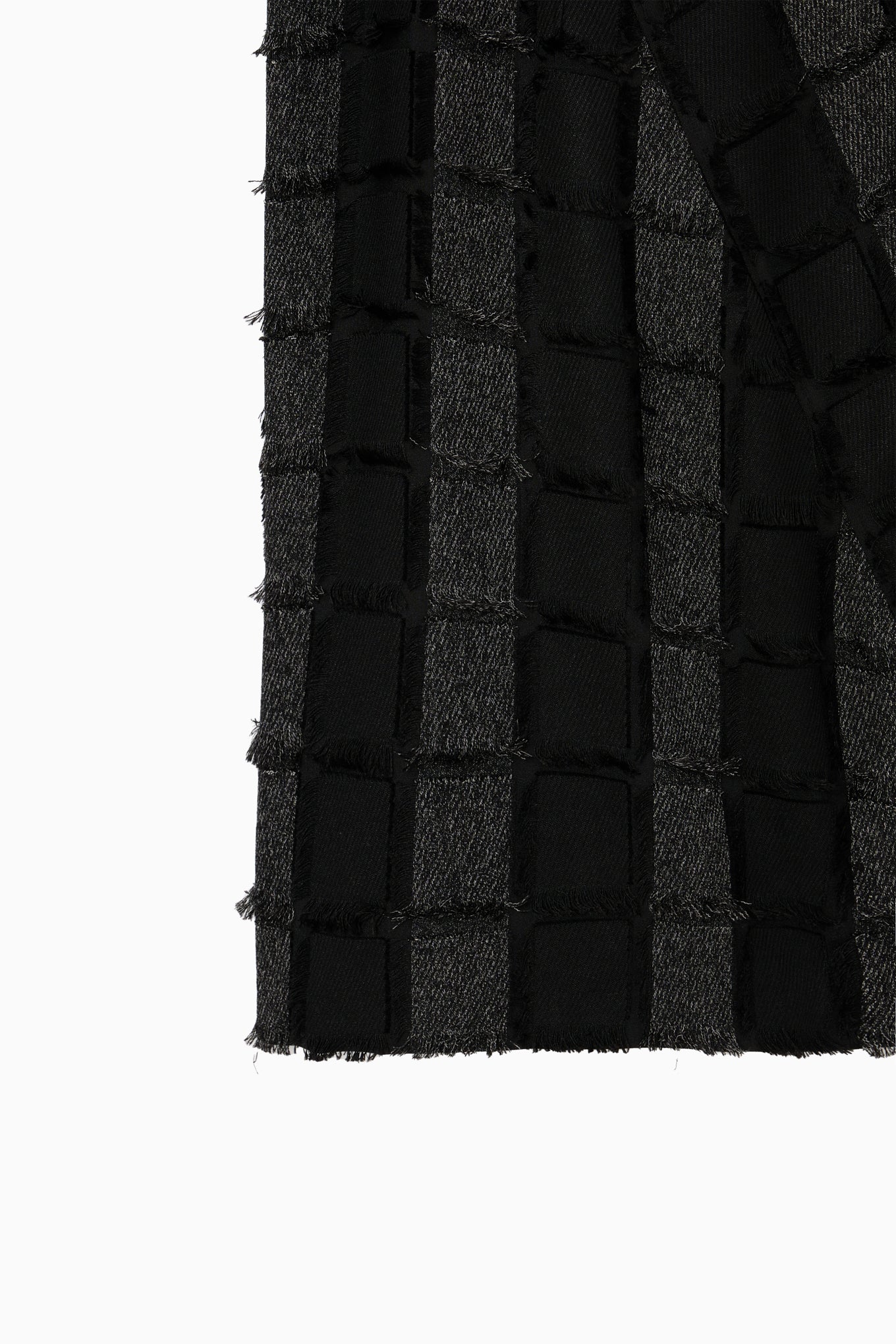 cut jacquard patchwork dress