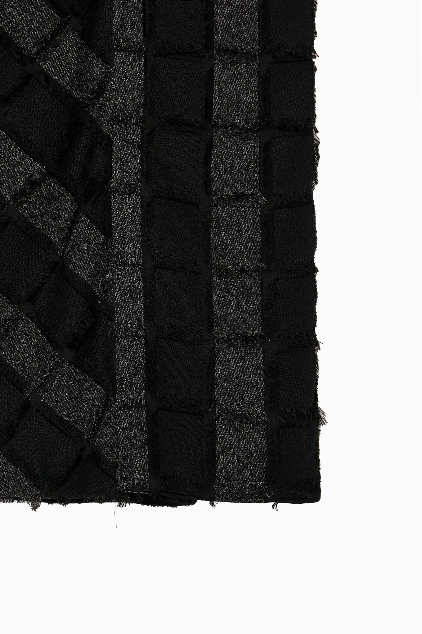 cut jacquard patchwork dress