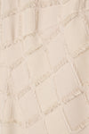 cut jacquard patchwork dress