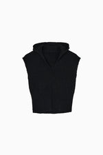 画像をギャラリービューアに読み込む, shaggy knit hoodie

