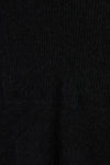 shaggy knit hoodie