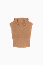 画像をギャラリービューアに読み込む, shaggy knit hoodie
