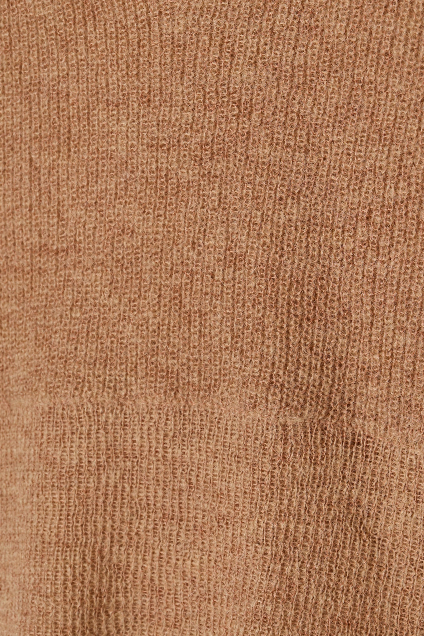 shaggy knit hoodie