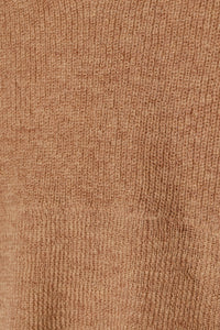 shaggy knit hoodie