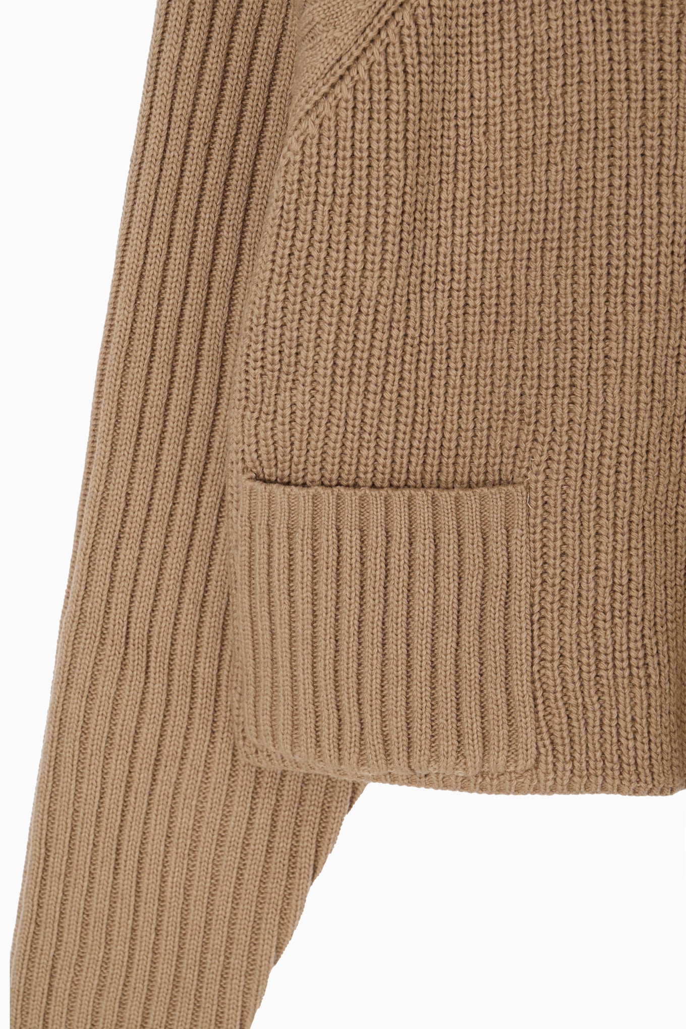 cropped knit pullover