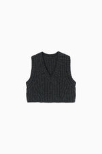 画像をギャラリービューアに読み込む, low gauge short vest
