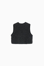 画像をギャラリービューアに読み込む, low gauge short vest
