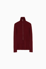 画像をギャラリービューアに読み込む, zip up rib knit
