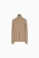 画像をギャラリービューアに読み込む, zip up rib knit
